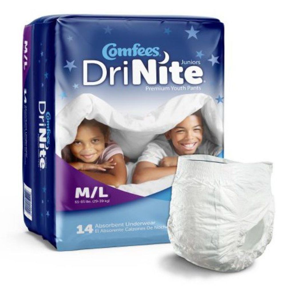 Attends Comfees DriNite Premium Youth‎ Pants, Heavy Absorbency, Medium/Large (65